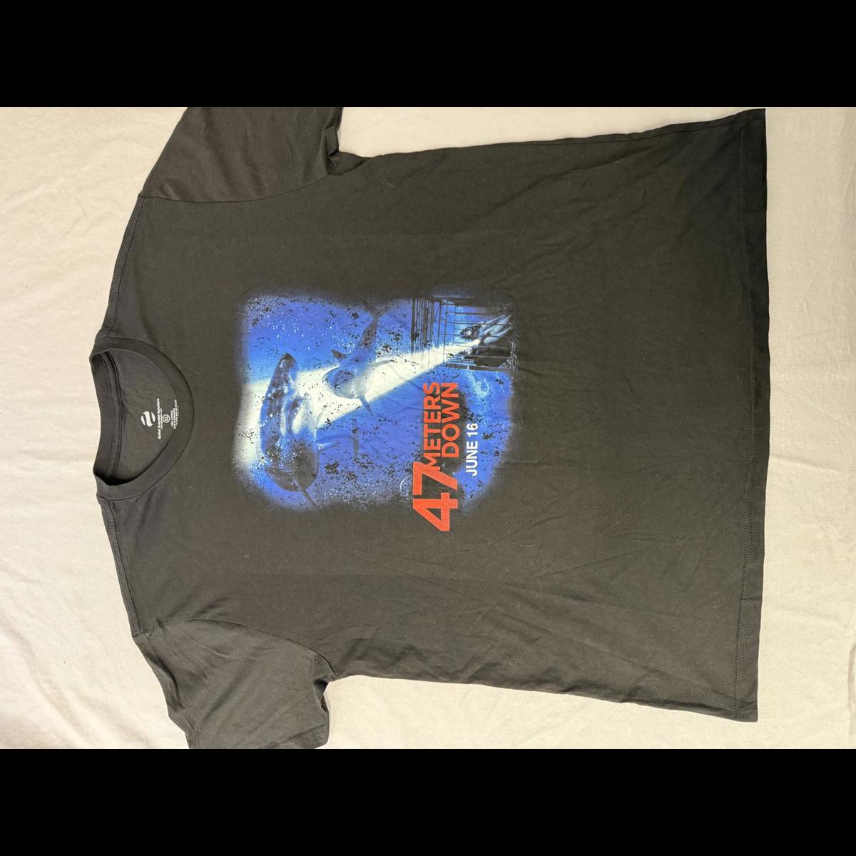 47 Meters Down Movie T-Shirt June 16, 2017 Release Tee Xl